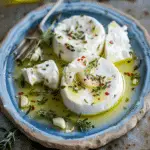 Marinated Goat Cheese with Garlic and Thyme