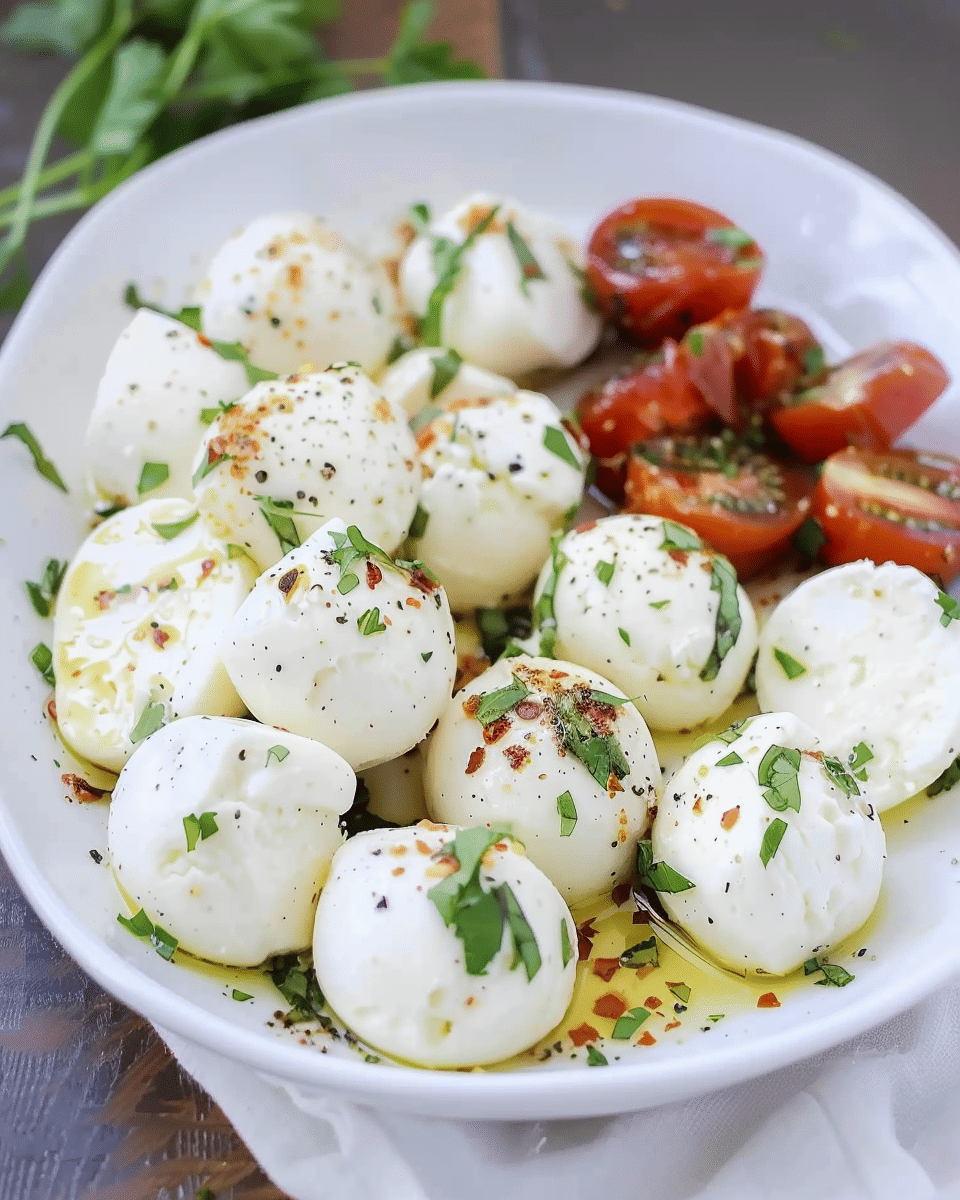 Marinated Mozzarella Balls