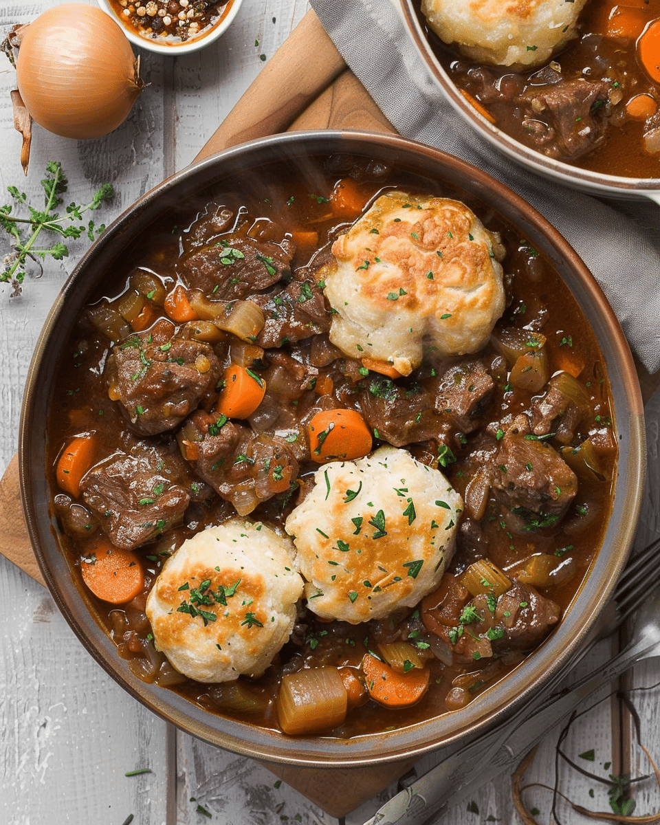 Beef Stew with Dumplings