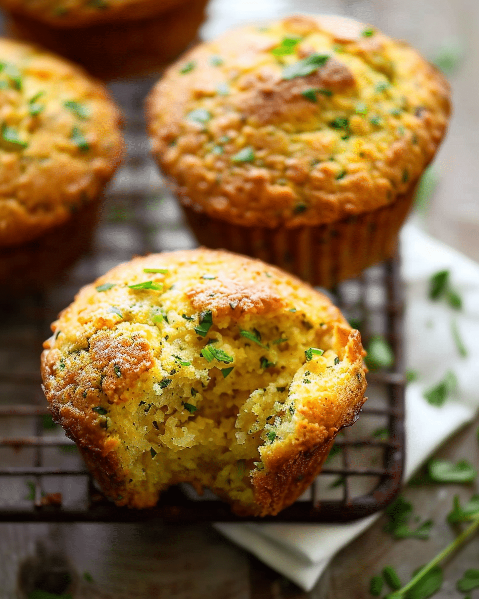 Cornbread Herb Muffins