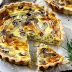 Mushroom Leek Quiche