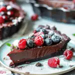 Vegan Chocolate Tart No Bake