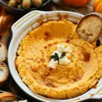 Baked Pumpkin Dip with Goat Cheese