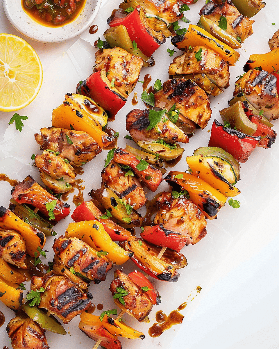 Balsamic Chicken Kabobs