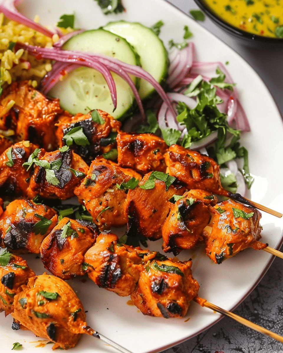 Butter Chicken Skewers