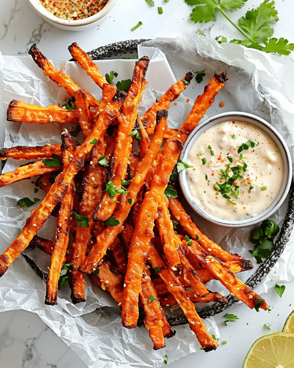Crispy Baked Carrot Fries