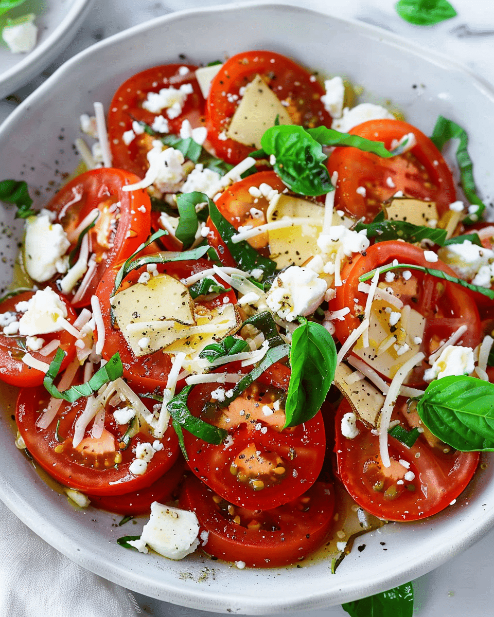 Easy Tomato Feta Salad