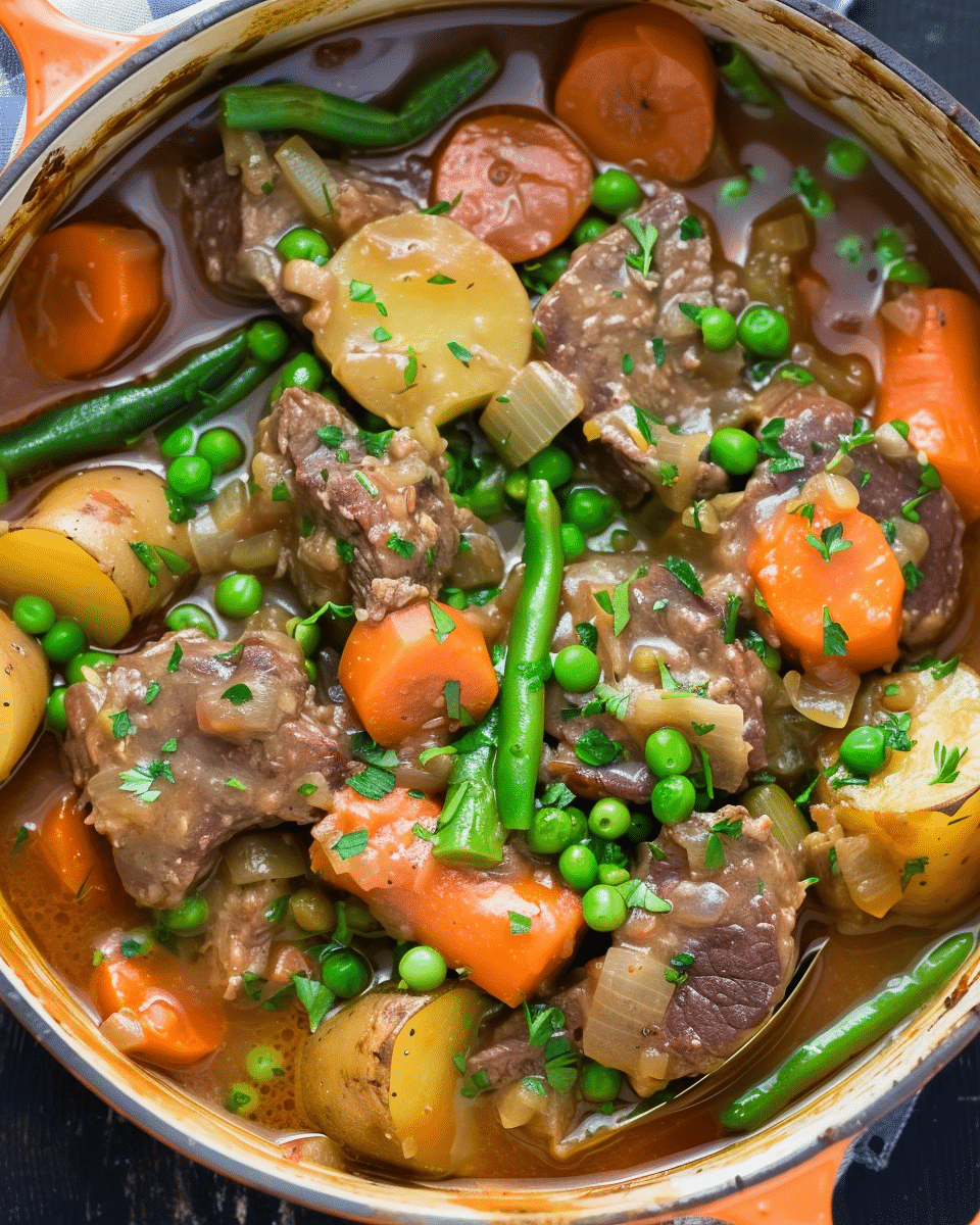 Lamb Stew with Spring Vegetables