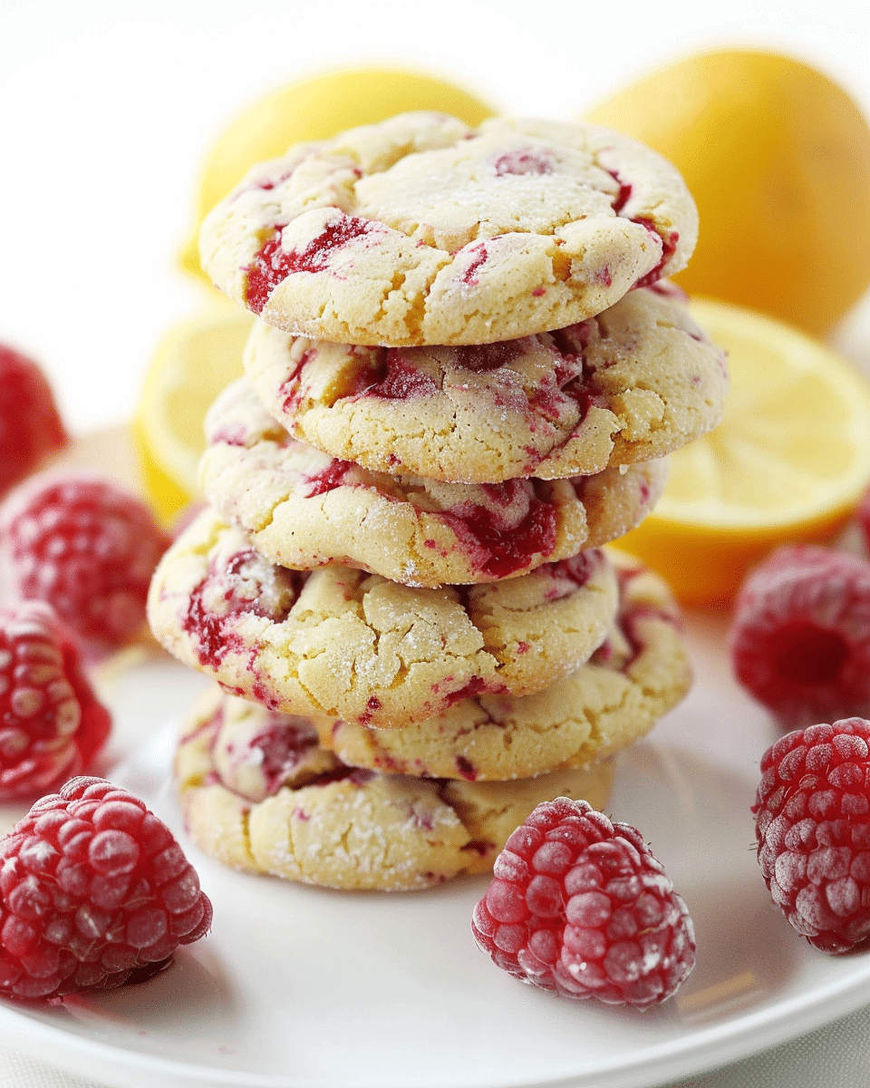 Raspberry Lemon Cookies Recipe