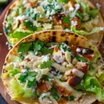 Chicken Caesar Smash Tacos