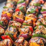 Grilled Chicken Kabobs with Zesty Garlic Marinade