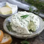 Homemade Boursin Cheese with Fresh Herbs