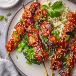 Korean Gochujang Chicken Skewers