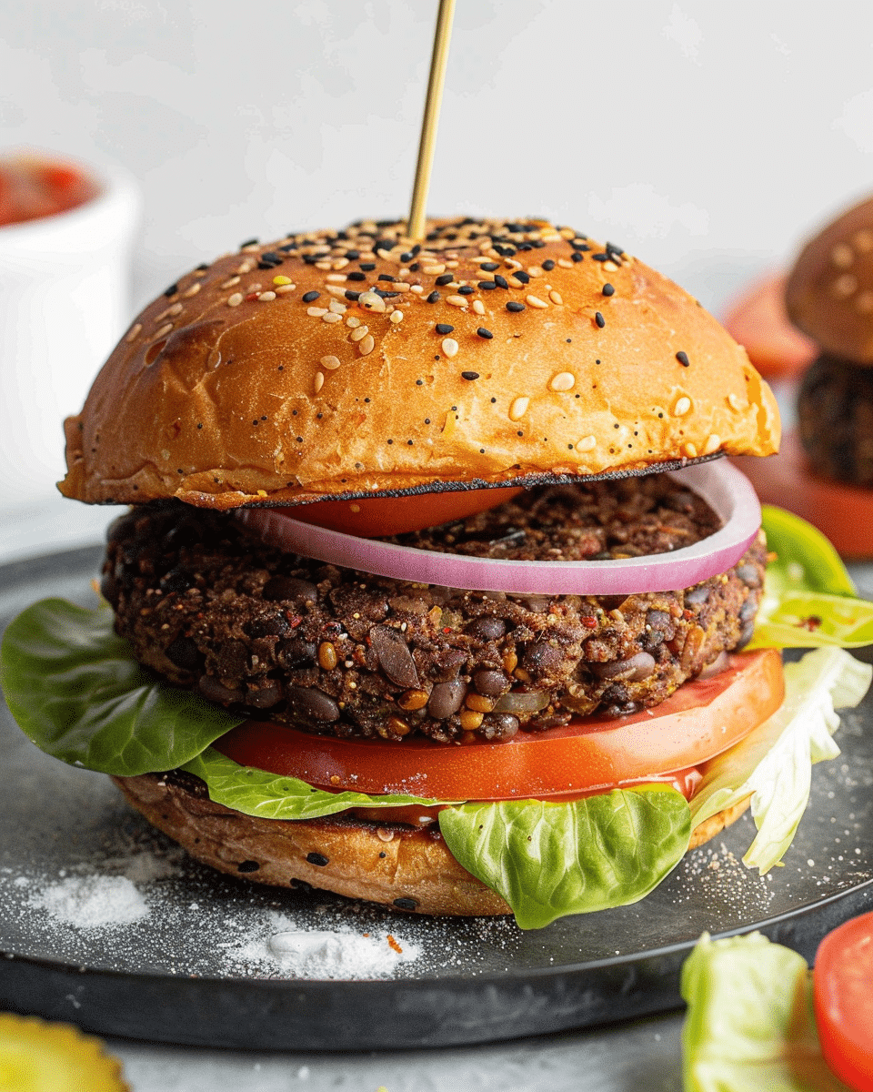 Vegan Black Bean Burger