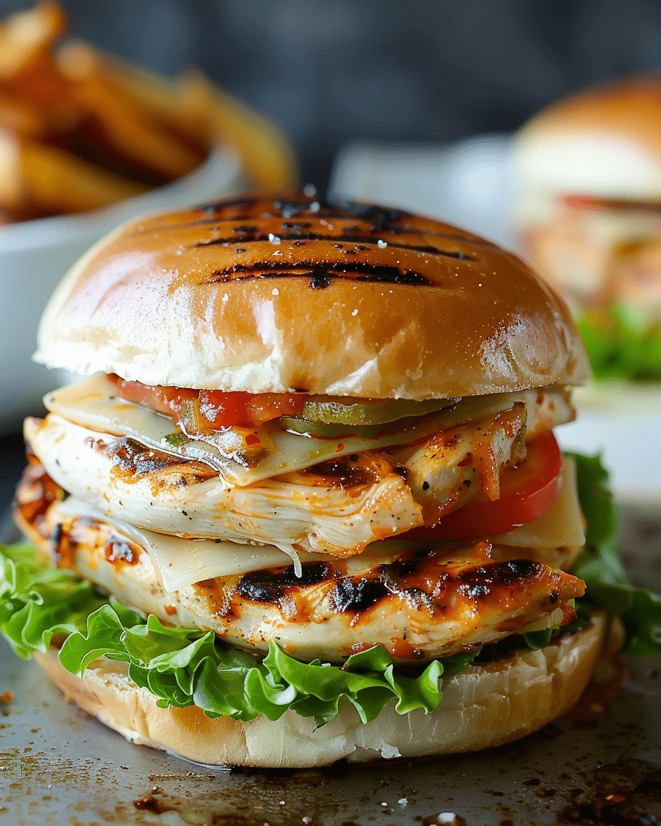Grilled Spicy Chicken Sandwich Recipe