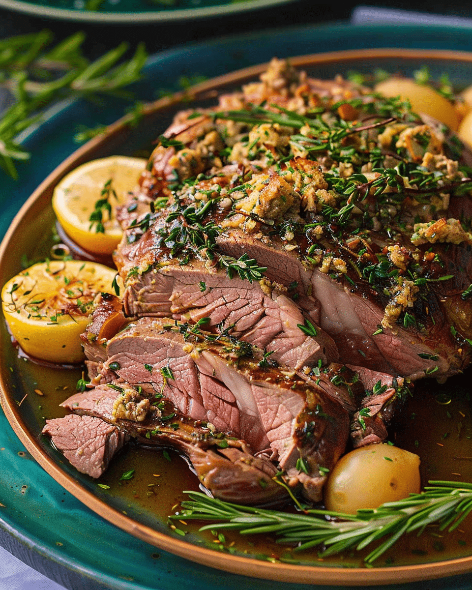 Greek Boneless Leg of Lamb