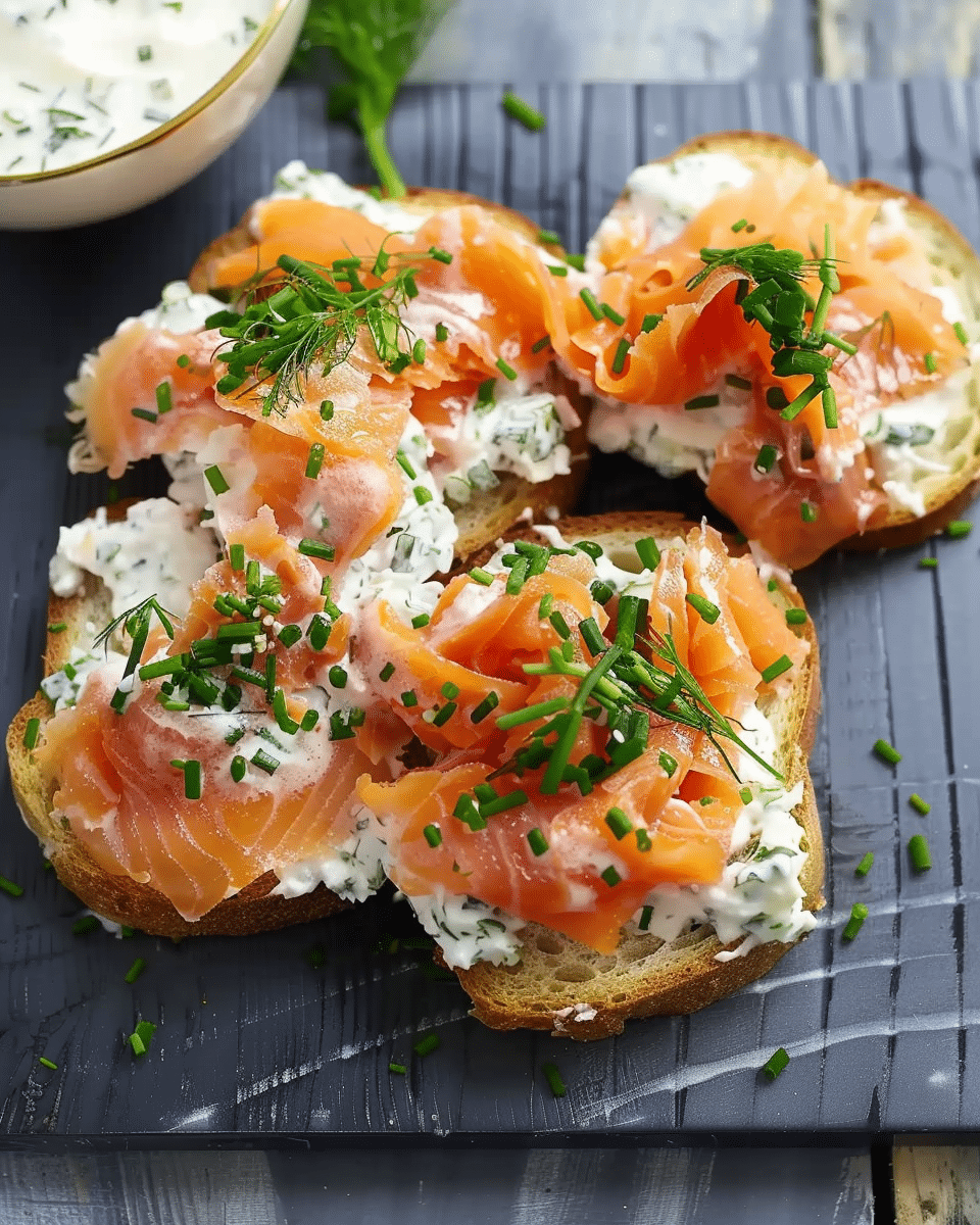 Smoked Salmon Tartine