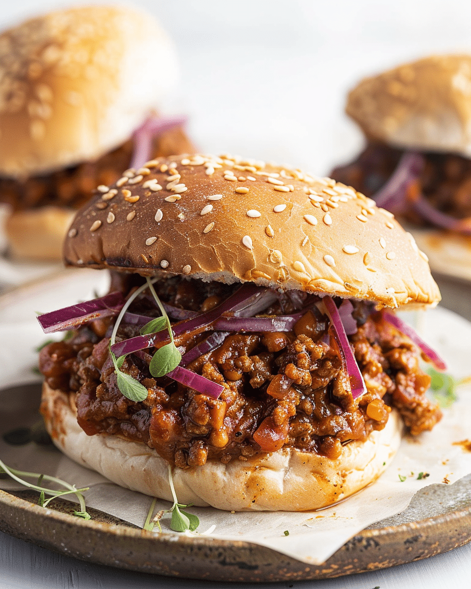 Vegetarian Sloppy Joes