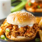 Buffalo Chicken Sloppy Joe