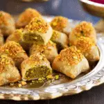 Motichoor Pistachio Pastry Bites
