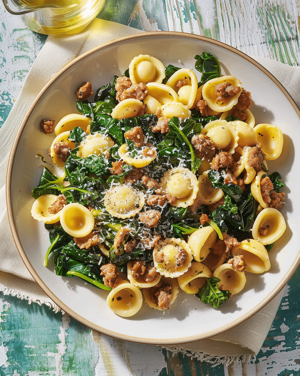 Orecchiette with Sausage and Broccoli Rabe