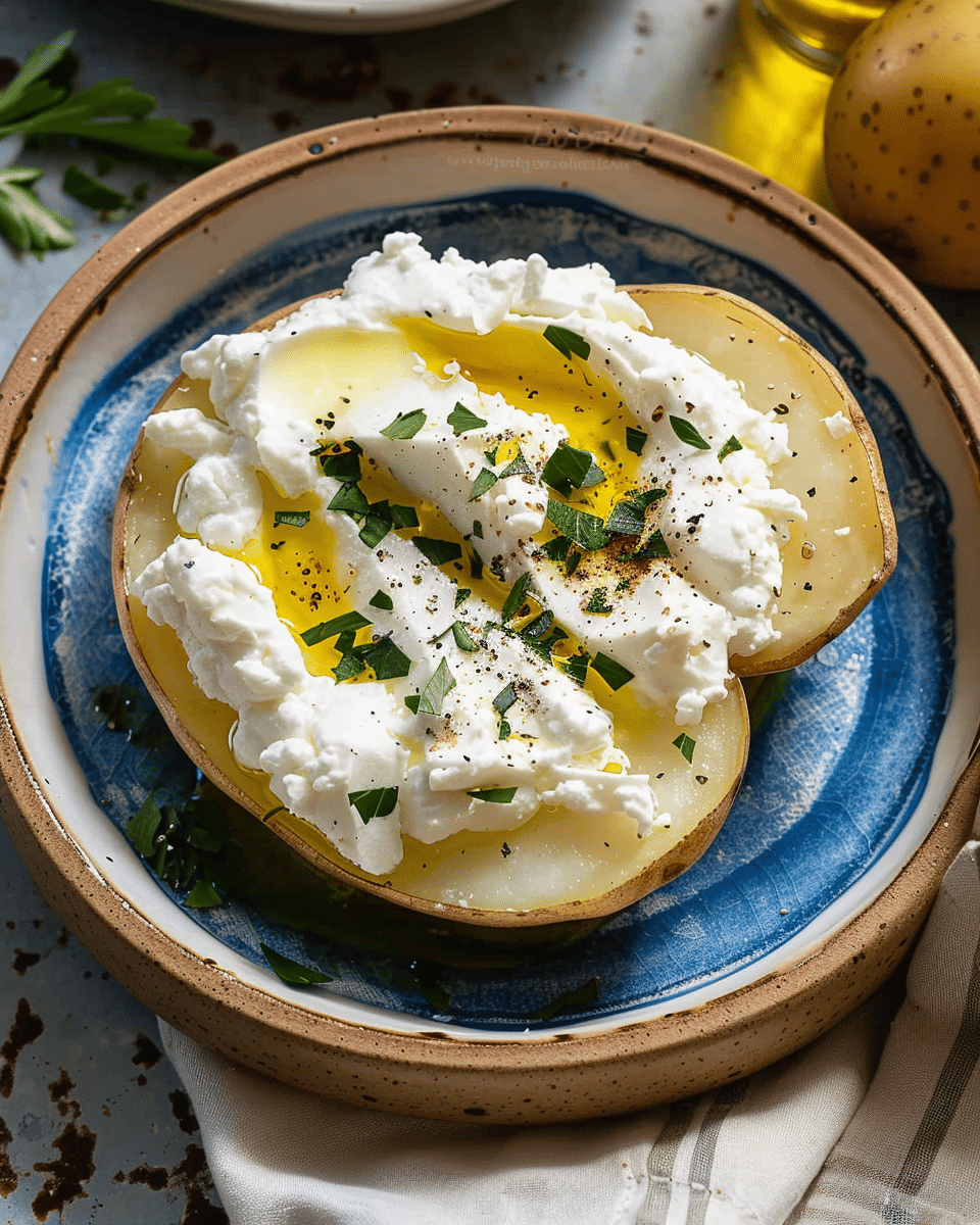 Potatoes with Whipped Feta