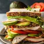 Turkey Avocado Sandwich with Chipotle Mayo