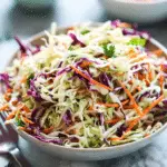 Easy Vinegar Coleslaw