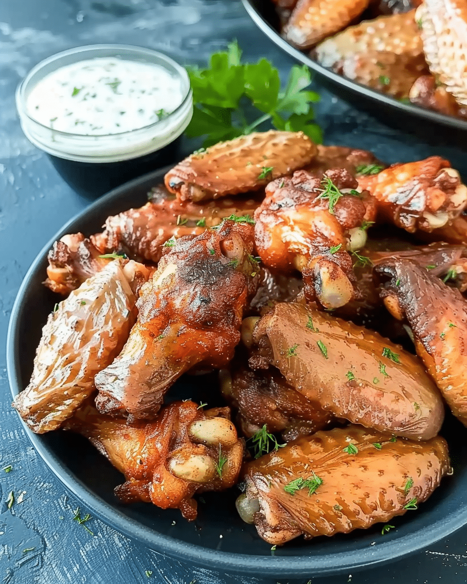 Smoked Dill Pickle Wings