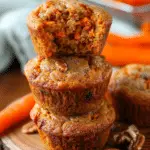 Soft & Moist Carrot Muffins