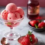Strawberry Cointreau Sorbet