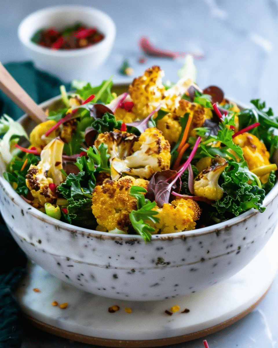 Roasted Cauliflower Salad