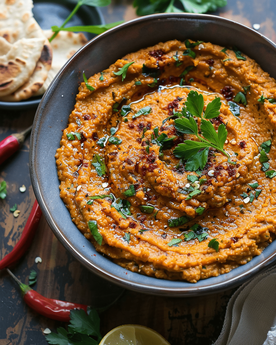 Harissa Carrot Dip