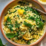 Lemony Spinach Couscous