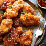 Baked Crunchy Hot Honey Chicken