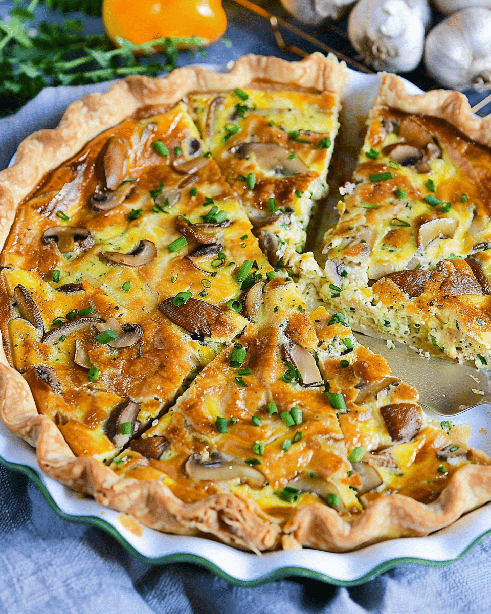Chanterelle Quiche