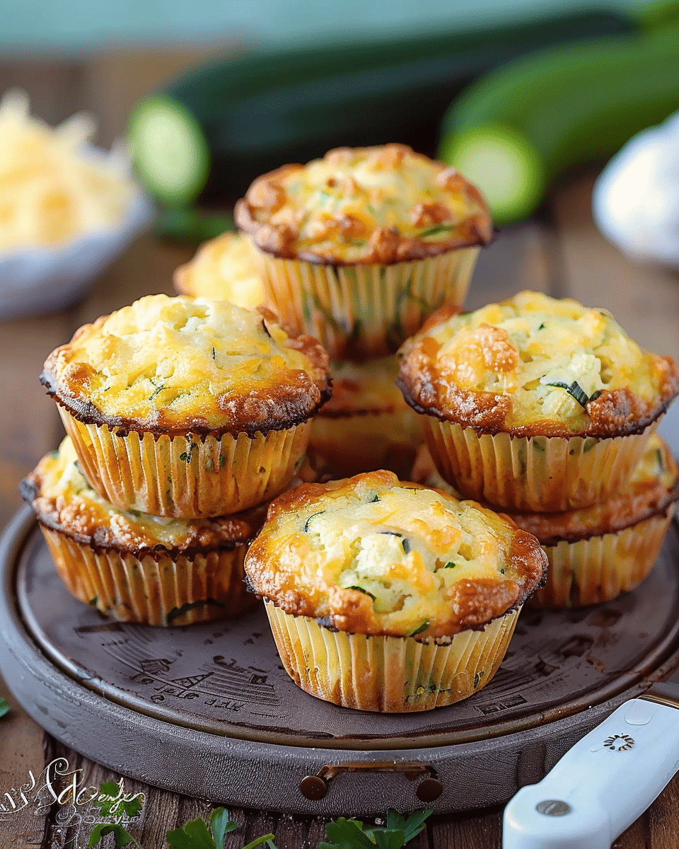 Cheese Zucchini Muffins