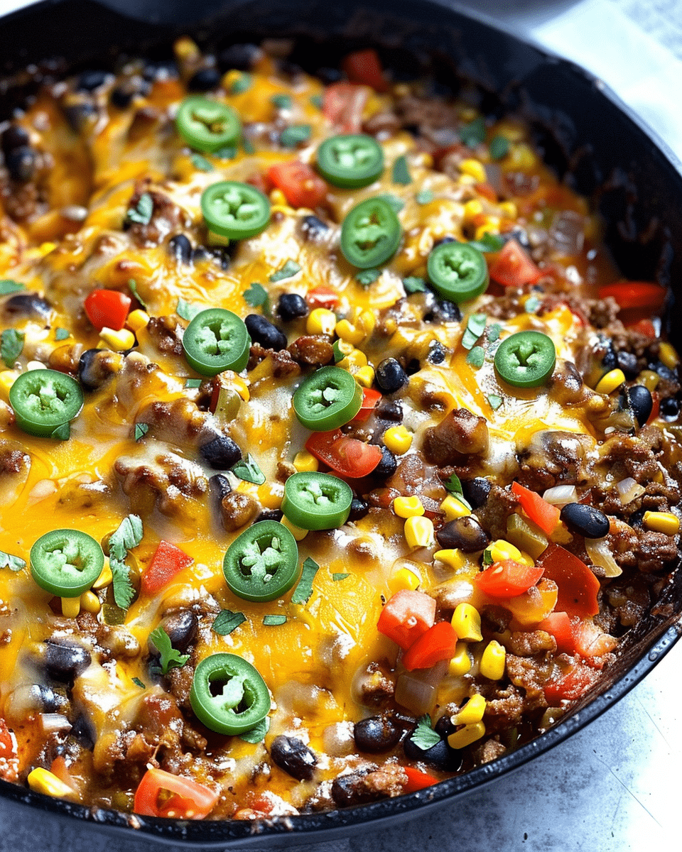 One Skillet Mexican Casserole