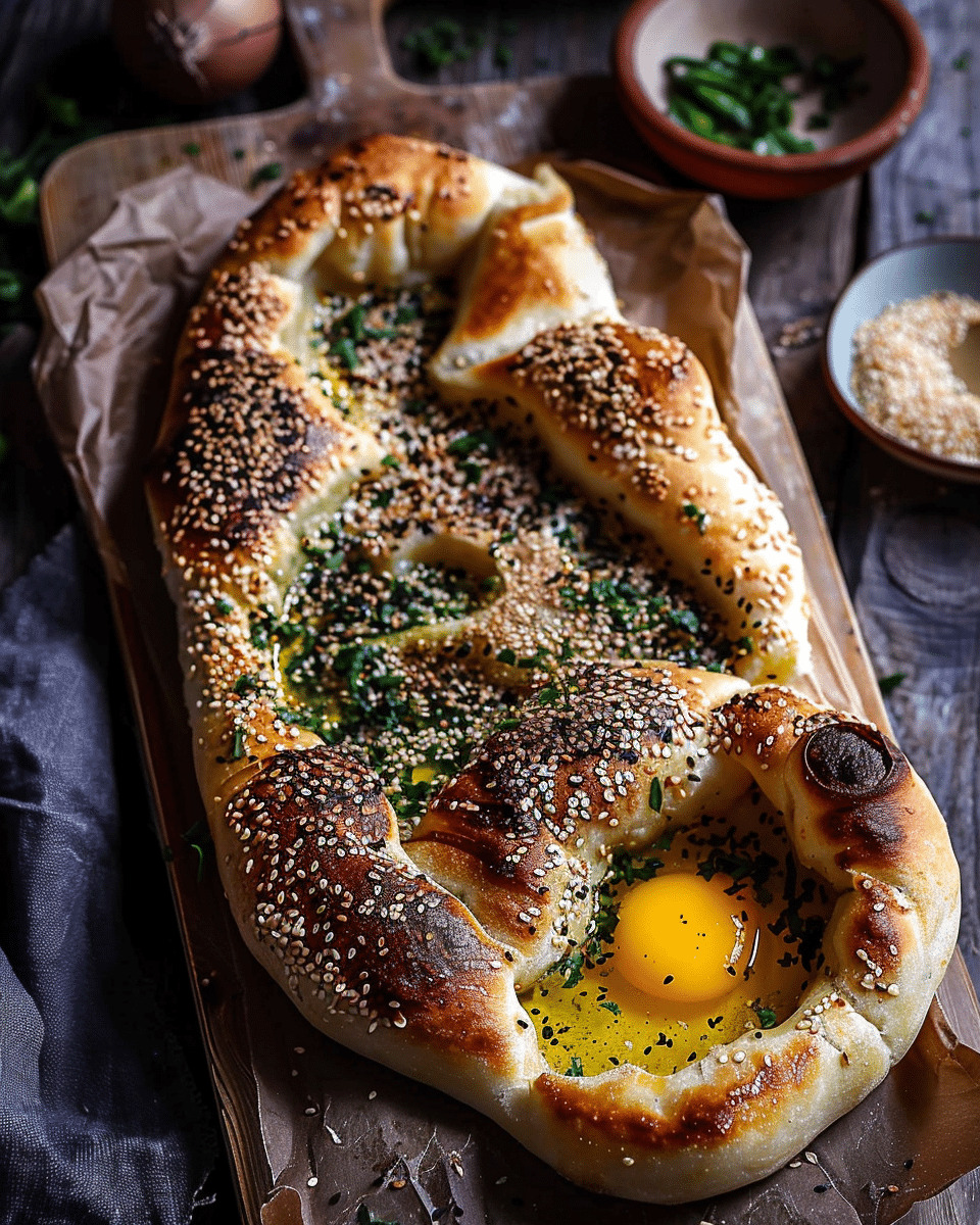 Sesame Khachapuri