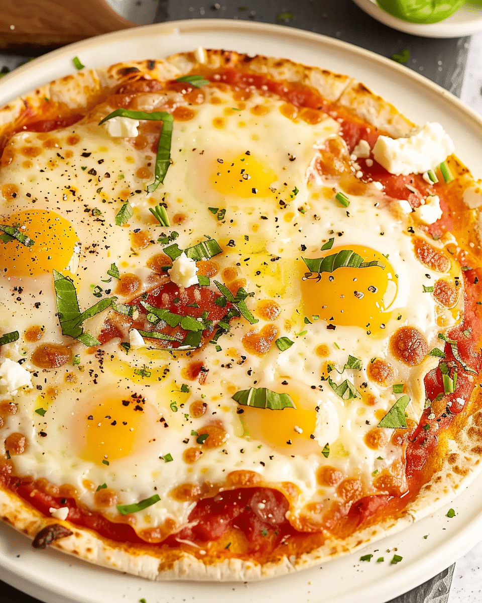 Breakfast Tortilla Pizza