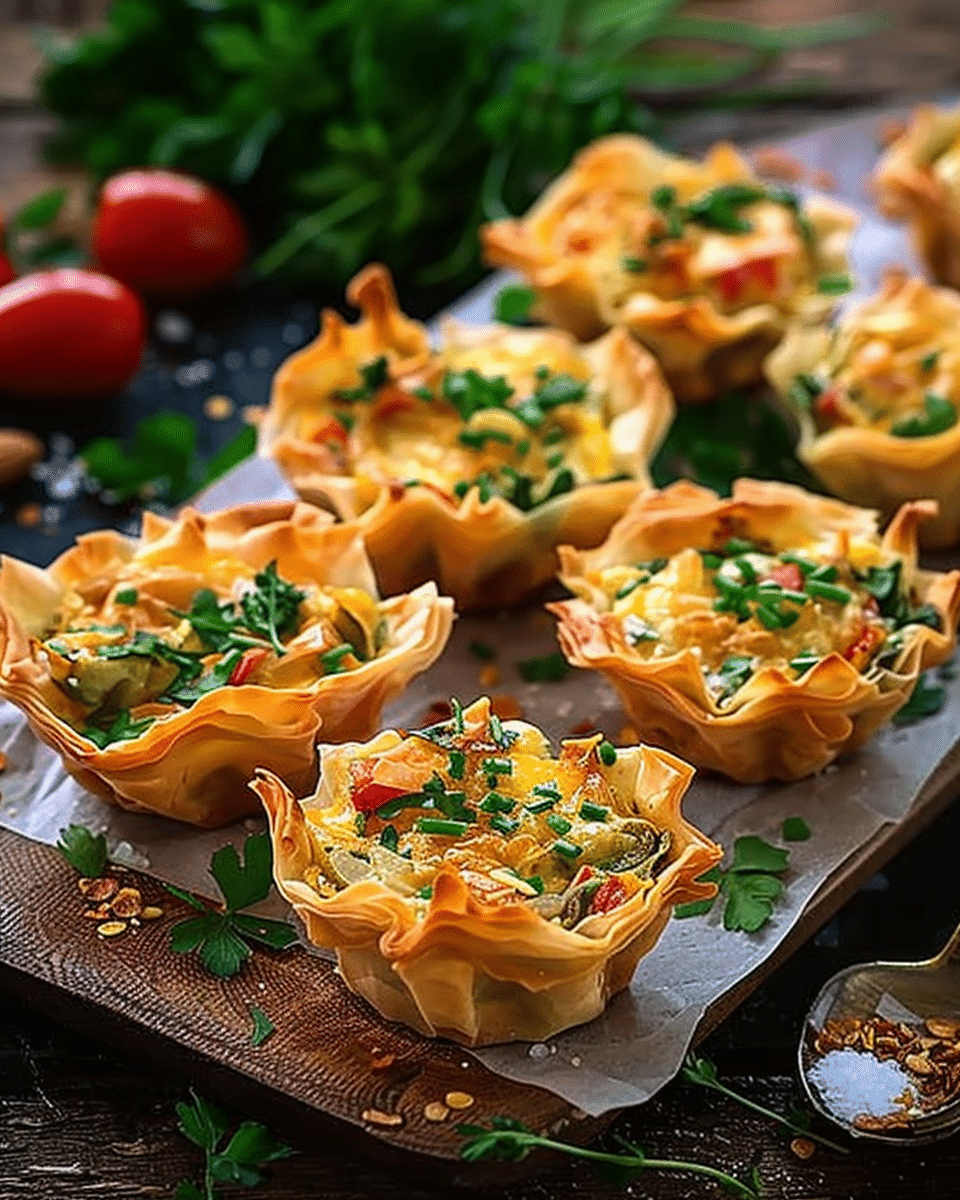 Filo Mini Quiches