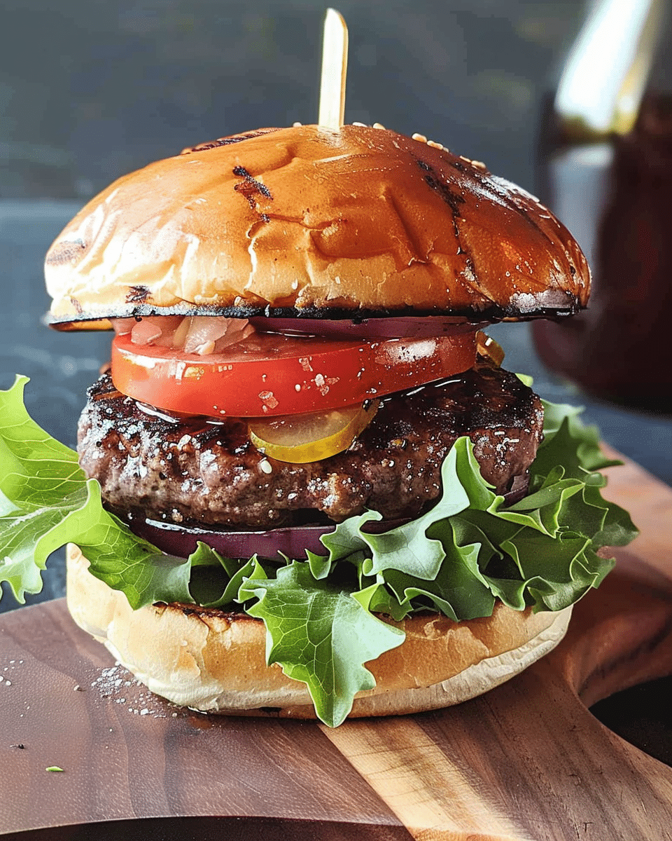 Grilled Wagyu Beef Burgers