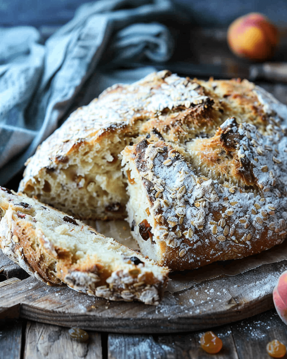 Irish Soda Bread with Currants and Apricots
