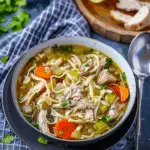 Leftover Turkey Soup with Noodles