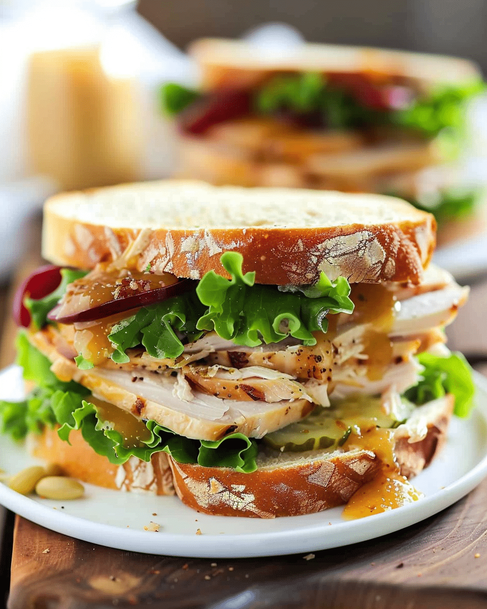 Leftover Turkey Sandwich
