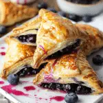 Puff Pastry Blueberry Turnovers
