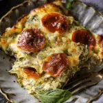 Sheet Pan White Pesto Lasagna