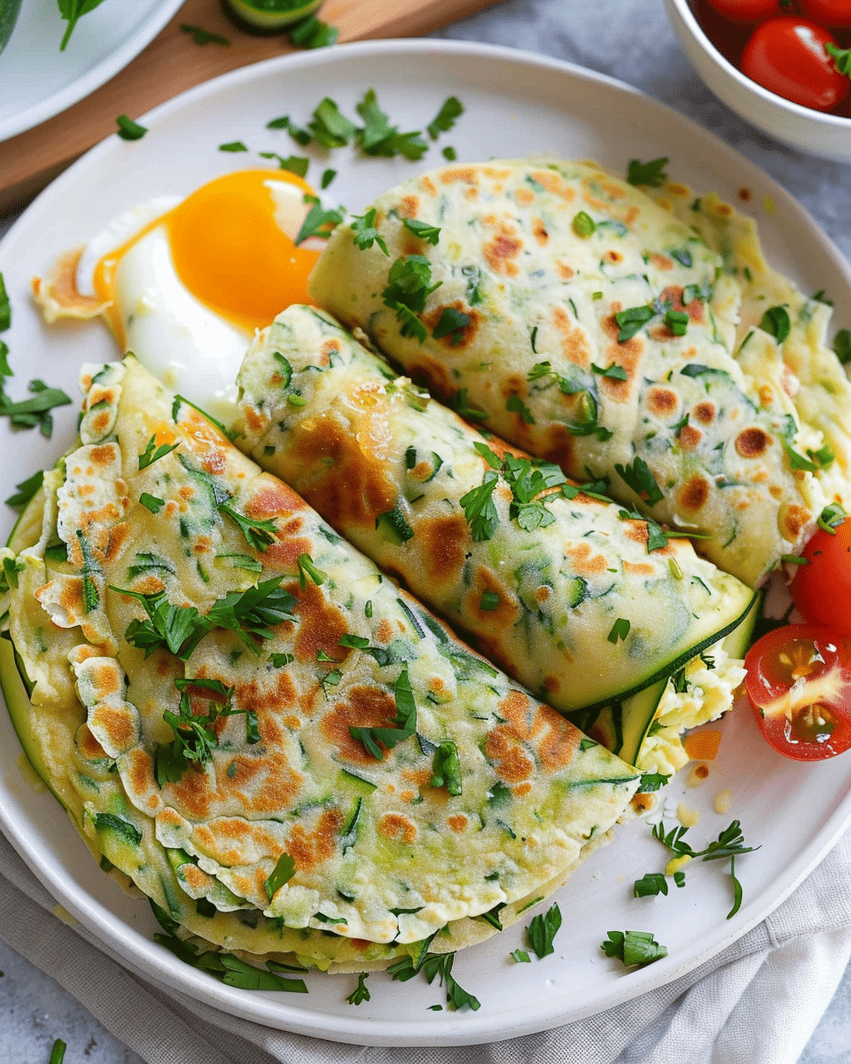Zucchini Breakfast Tortillas