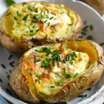 Baked Potatoes with Butter and Chives
