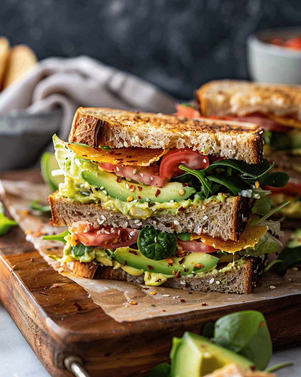 Havarti Avocado Sandwich with Spicy Mayo